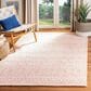 Safavieh Micro-Loop Southwestern 6" x 9" Pink and Ivory Area Rug, , large