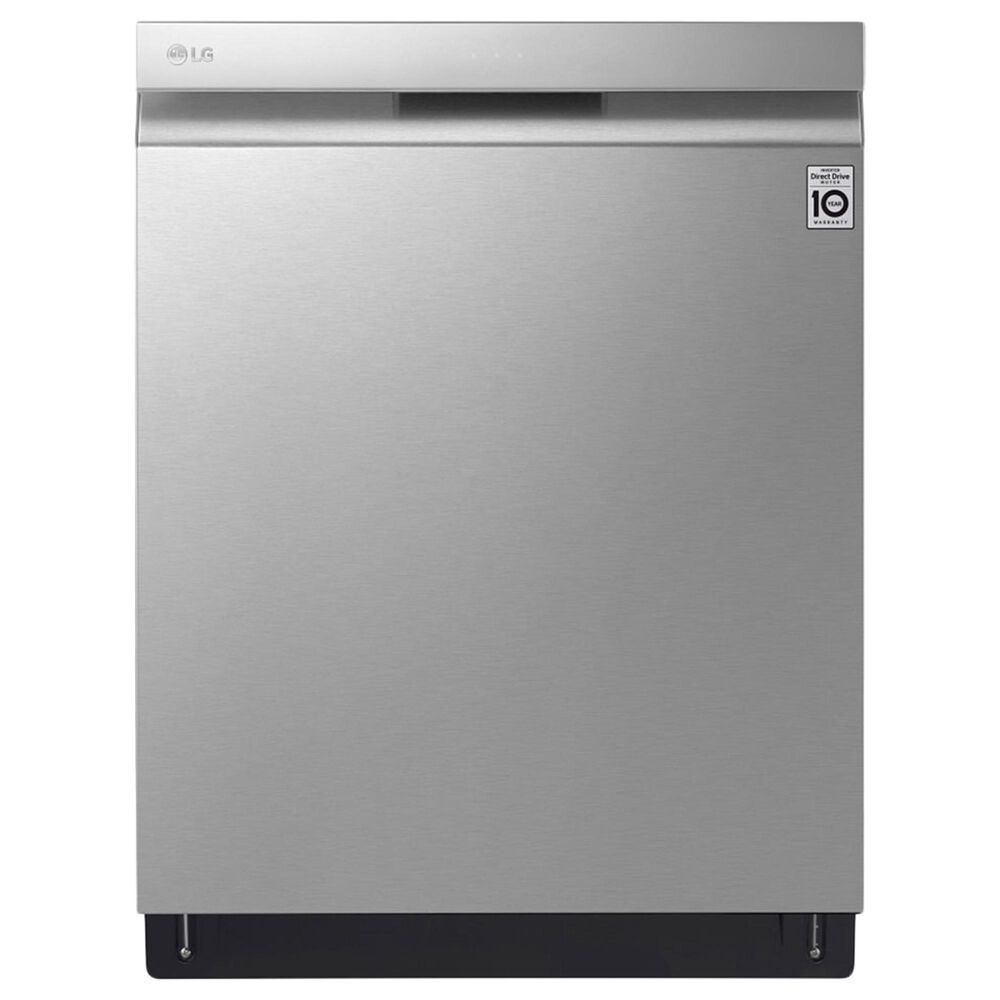 LG QuadWash 24" Built-In Pocket Handle Dishwasher with 3 Rack in Stainless Steel, , large