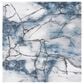 Safavieh Craft CFT877L 8" Square Grey and Blue Area Rug, , large