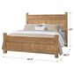 Viceray Collections Joinery Queen Poster Bed in Natural Oak, , large