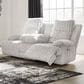 Ashley Rhines Falls Power Reclining Sofa in Alloy, , large