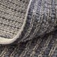 Feizy Rugs Herrick 1"6" Square Charcoal Area Rug, , large