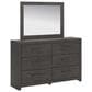 Ashley Prendonea 4-Piece Twin Bedroom Set in Dark Charcoal, , large