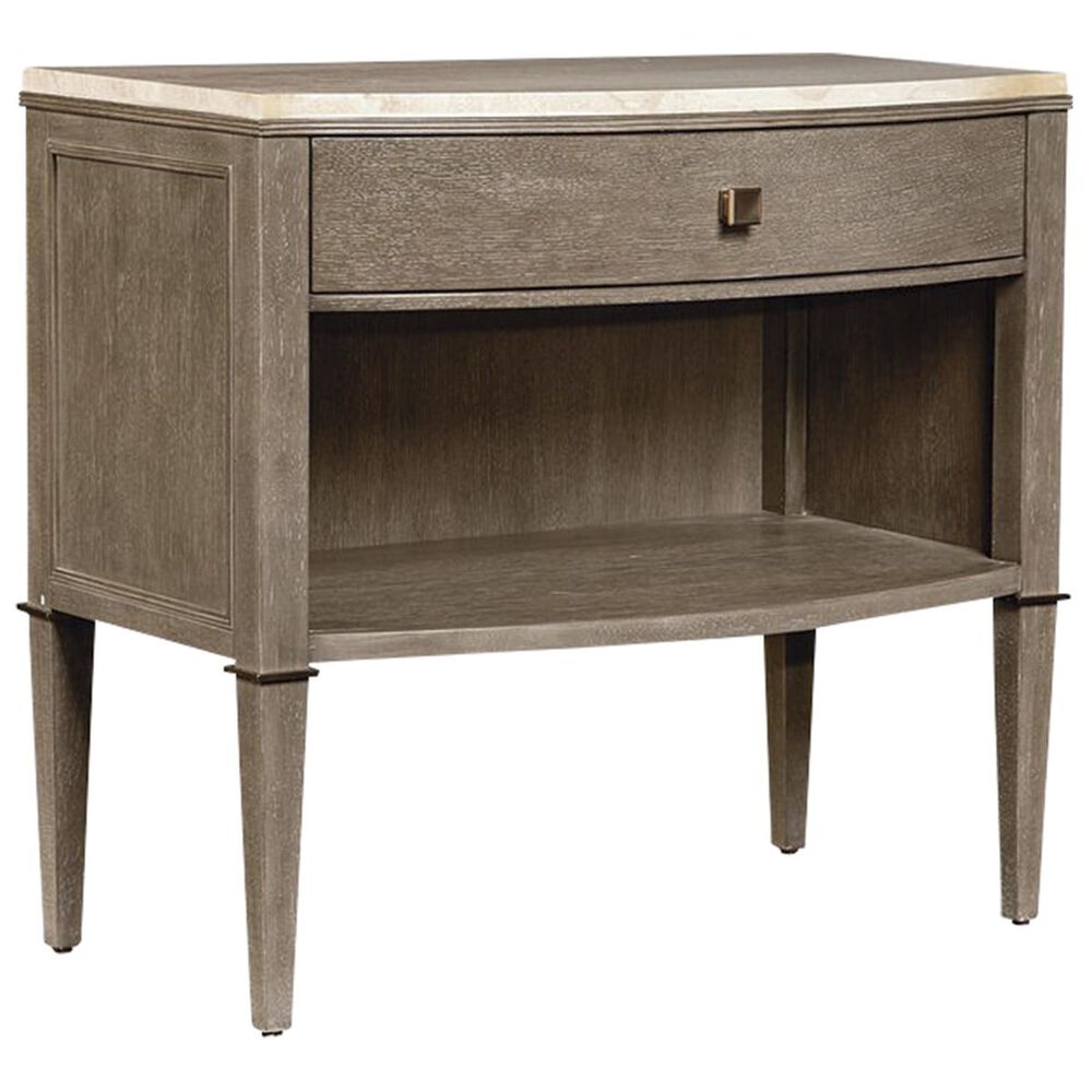 Vantage Cityscapes Ellis Leg Nightstand in Stone, , large