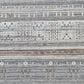 Surya Pompei White, Black, Metallic Silver, Medium Gray, Light Gray, Brown and Sky Blue 10" x 14" Area Rug, , large