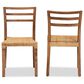 Baxton Studio Arthur Side Chair in Walnut Brown (Set of 2), , large