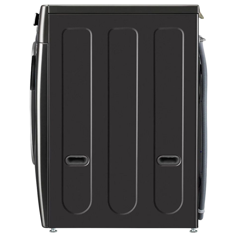 LG 5.0 Cu. Ft. Front Load Washer and 7.4 Cu. Ft. Electric Dryer with TurboWash 360 Laundry Pair in Black Steel, , large