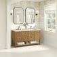James Martin Vanities Breckenridge 60" Double Bathroom Vanity in Light Natural Oak with 3 cm Eternal Marfil Quartz Top and Rectangular Sinks, , large