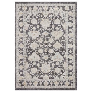 Loloi Monroe 3"9" x 5"9" Charcoal and Natural Area Rug, , large