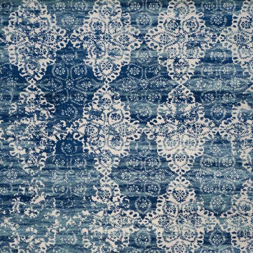 Safavieh Evoke EVK266F-5 5&#39;1&quot; x 7&#39;6&quot; Royal/Ivory Area Rug, , large