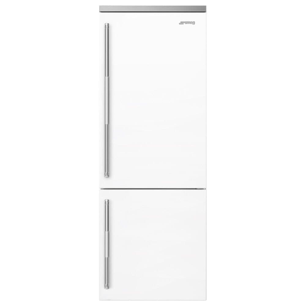 SMEG 16.28 Cu. Ft. Freestanding Bottom Freezer Refrigerator in Matte White, , large