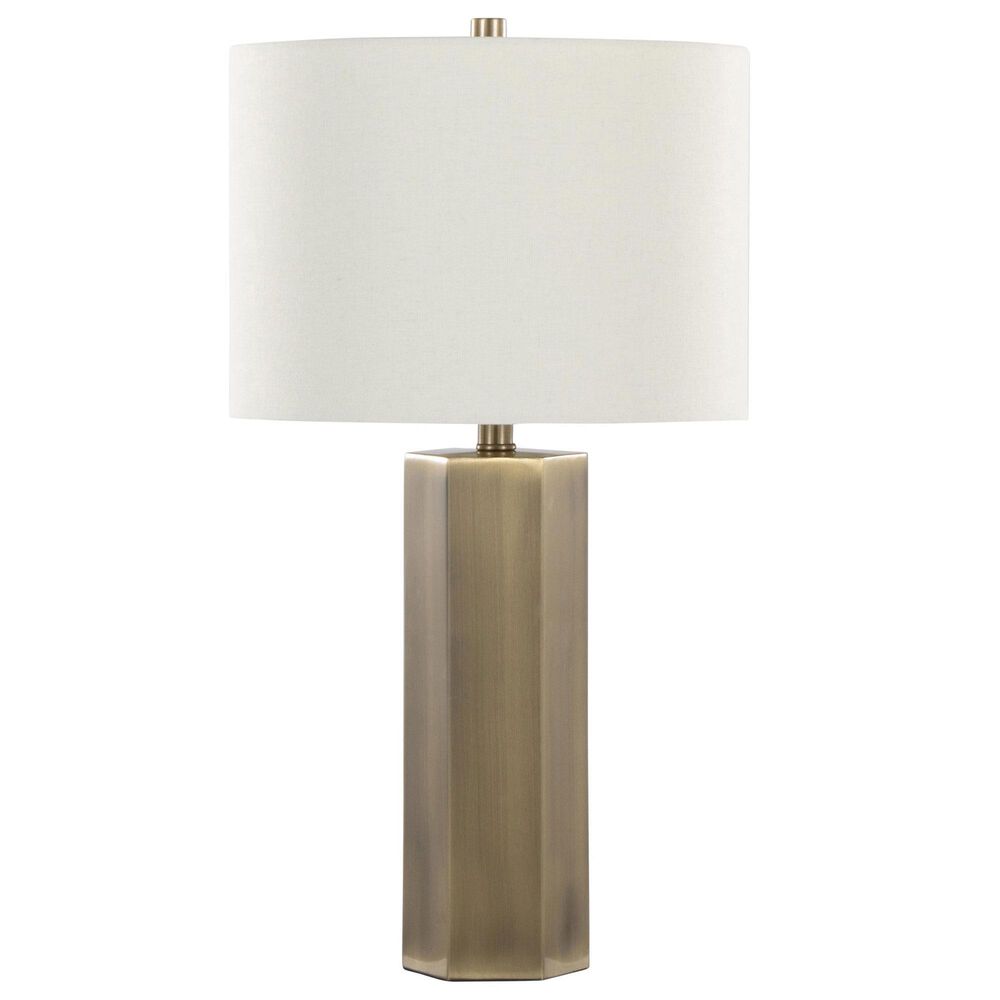 Grandview Gallery Huit Metal Table Lamp in Antique Brass, , large