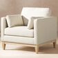Jennifer Taylor Home Knox Accent Arm Chair in Flax White, , large