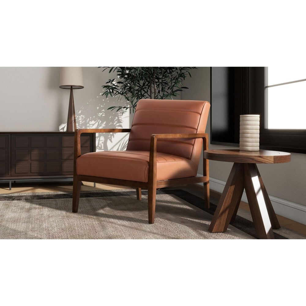 Jennifer Taylor Home Kenneth Accent Chair in Brown, , large