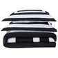 Pem America London Fog Raynes Hotel 5-Piece Queen Comforter Set in White and Black, , large