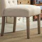 Hearth and Haven Habit Side Chair with Beige Cushion in Tan (Set of 2), , large