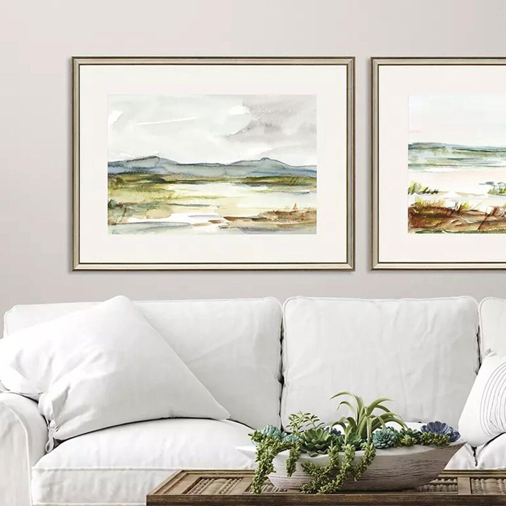 Paragon Overcast Wetland I 24&quot; x 32&quot; Wall Art in Gold Wash and Black, , large