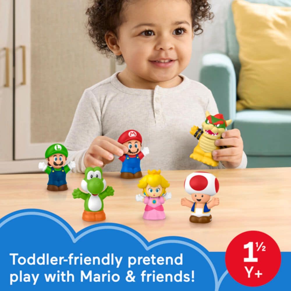 Fisher Price My Mario Figure Set 6-Pack, , large
