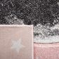 Safavieh Carousel CRK135 3"3" x 5"3" Pink and Grey Kids Area Rug, , large