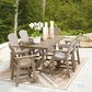 Ashley Seacliff Beach Counter Table in Medium Brown, , large