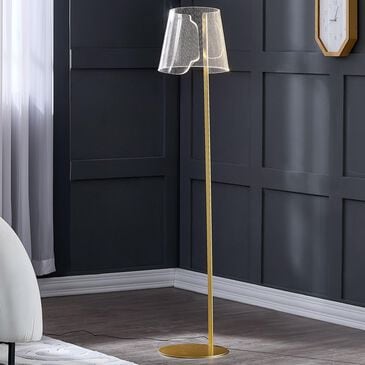 Anthony California 58" Metal Floor Lamp in Gold, , large