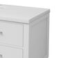 Lexora Home Castor 48" Single Bathroom Vanity in White with 2 cm White Cultured Marble Top and Rectangular Sink, , large
