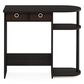 HOMLUX 32" Computer Desk with Two Drawers in Espresso and Black, , large