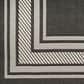 Nourison Horizon HOZ03 Black 4" x 6" Indoor/Outdoor Area Rug, , large