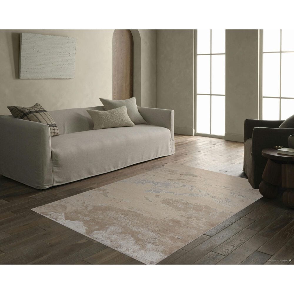 Jaipur Catalyst Fen Feather Gray and Moonbeam 5&#39; x 7&#39;6&quot; Area Rug, , large