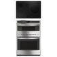 GE Profile 2-Piece Kitchen Package with Stainless Steel 30" Combination Double Wall Oven and Black Induction Cooktop, , large