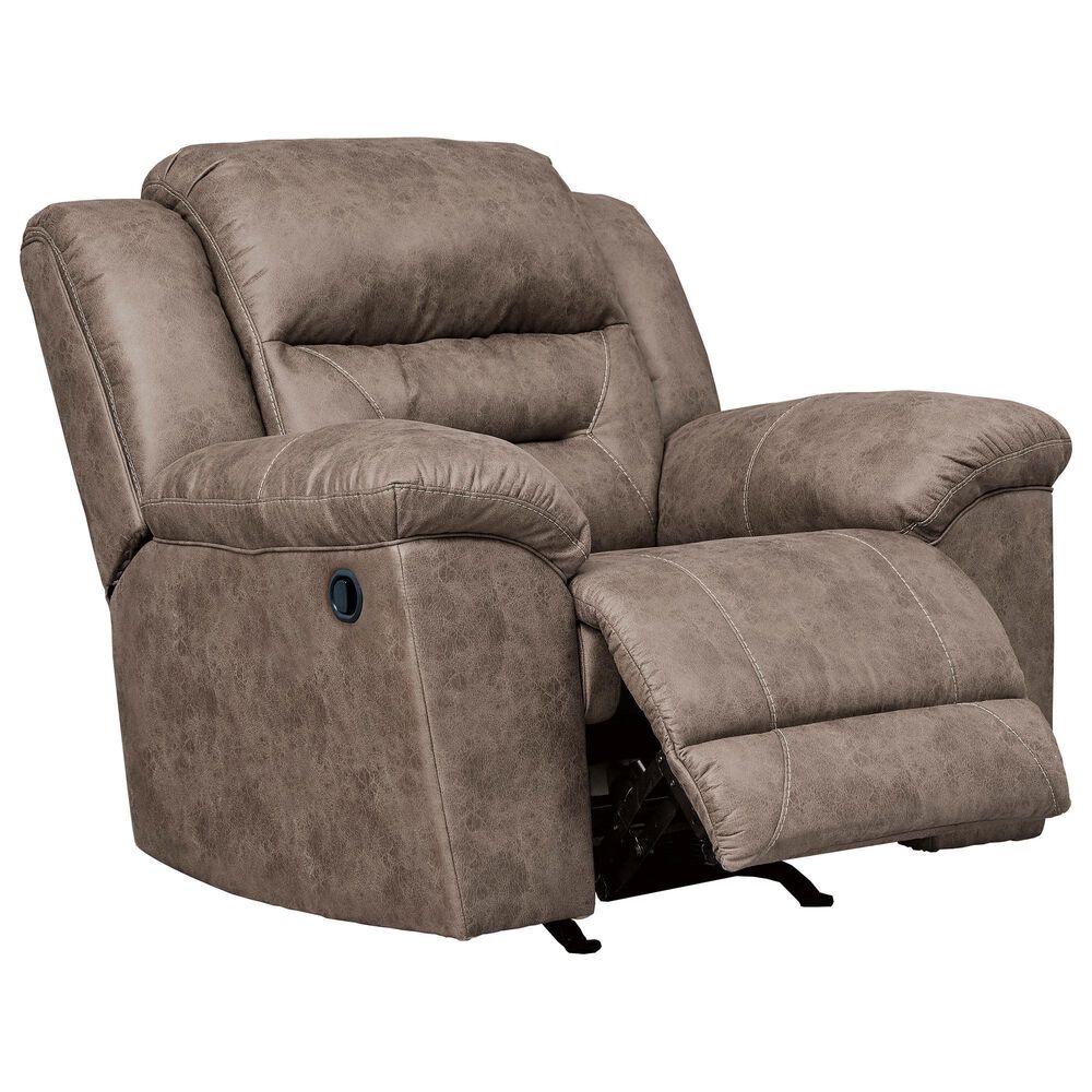 Ashley Stoneland Rocker Recliner in Fossil, , large
