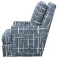Lexington Furniture Eastwood Swivel Chair in Blue, White and Tan, , large