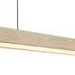 Golden Lighting Silva 1-Light Pendant in Black and Driftwood, , large