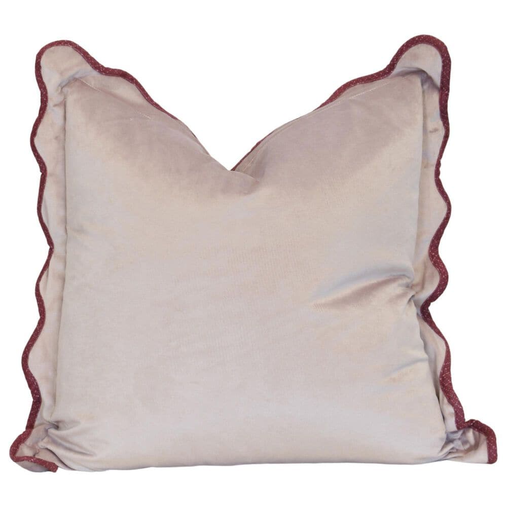 Flair Industries 22" Square Throw Pillow in Taupe, , large