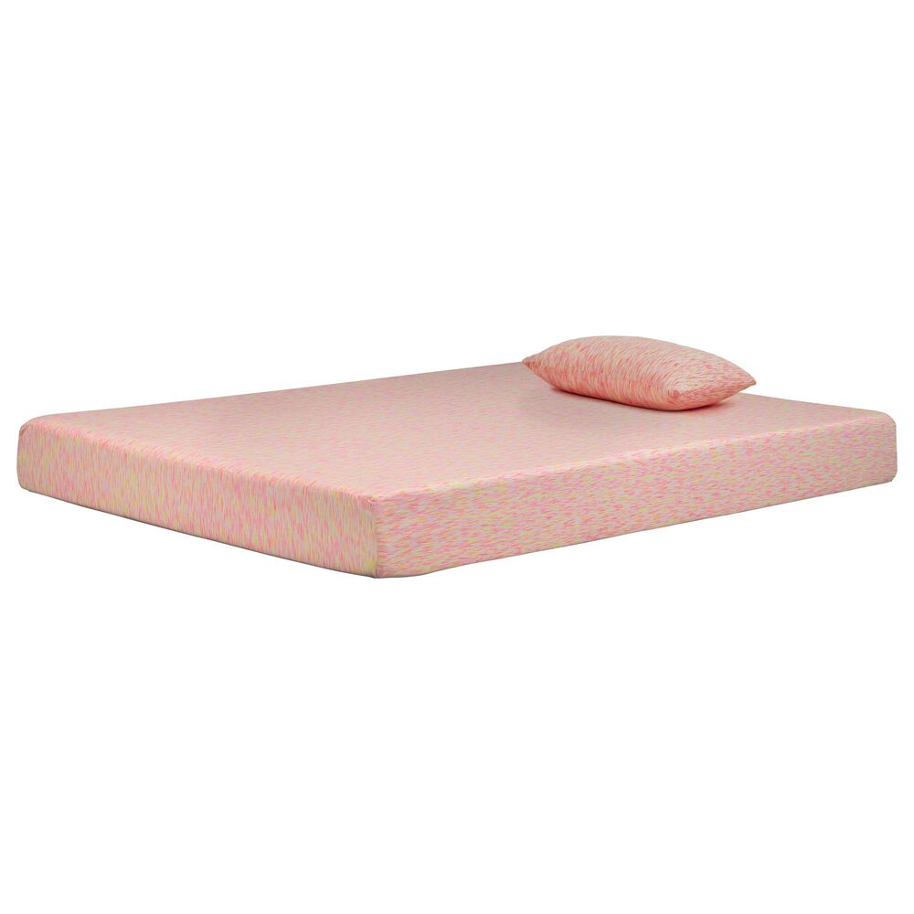 Sierra Sleep iKidz Full Mattress and Pillow in Pink, , large