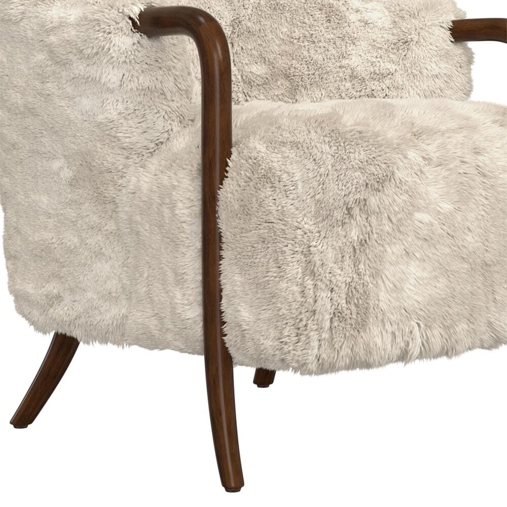 Golden Wave Furniture Micah Accent Chair in Cream, , large