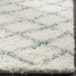 Safavieh Dallas Shag SGD258J-3 3" x 5" Ivory/Seafoam Area Rug, , large
