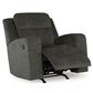 Ashley Kanlow Manual Rocker Recliner in Dusk, , large