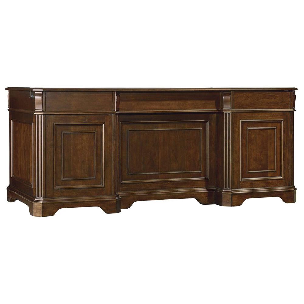 Hooker Furniture Brookhaven Executive Desk in Clear Cherry, , large