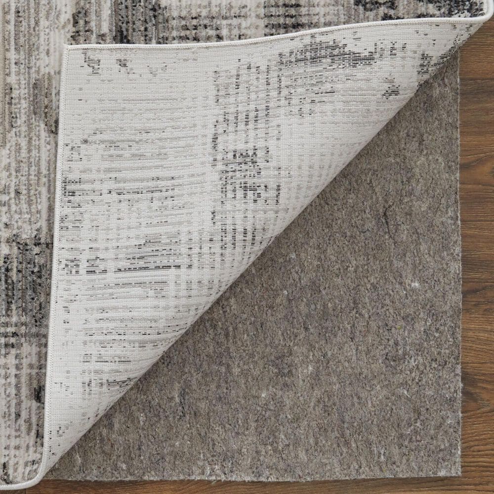 Feizy Sonora 5&#39; x 7&#39;6&quot; Gray and Ivory Area Rug, , large