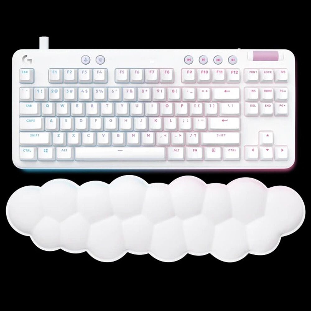 Logitech Aurora G713 Clicky Gaming Keyboard in White, , large