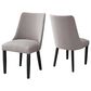 Steve Silver Xena 5-Piece Round Dining Set in White and Ebony, , large