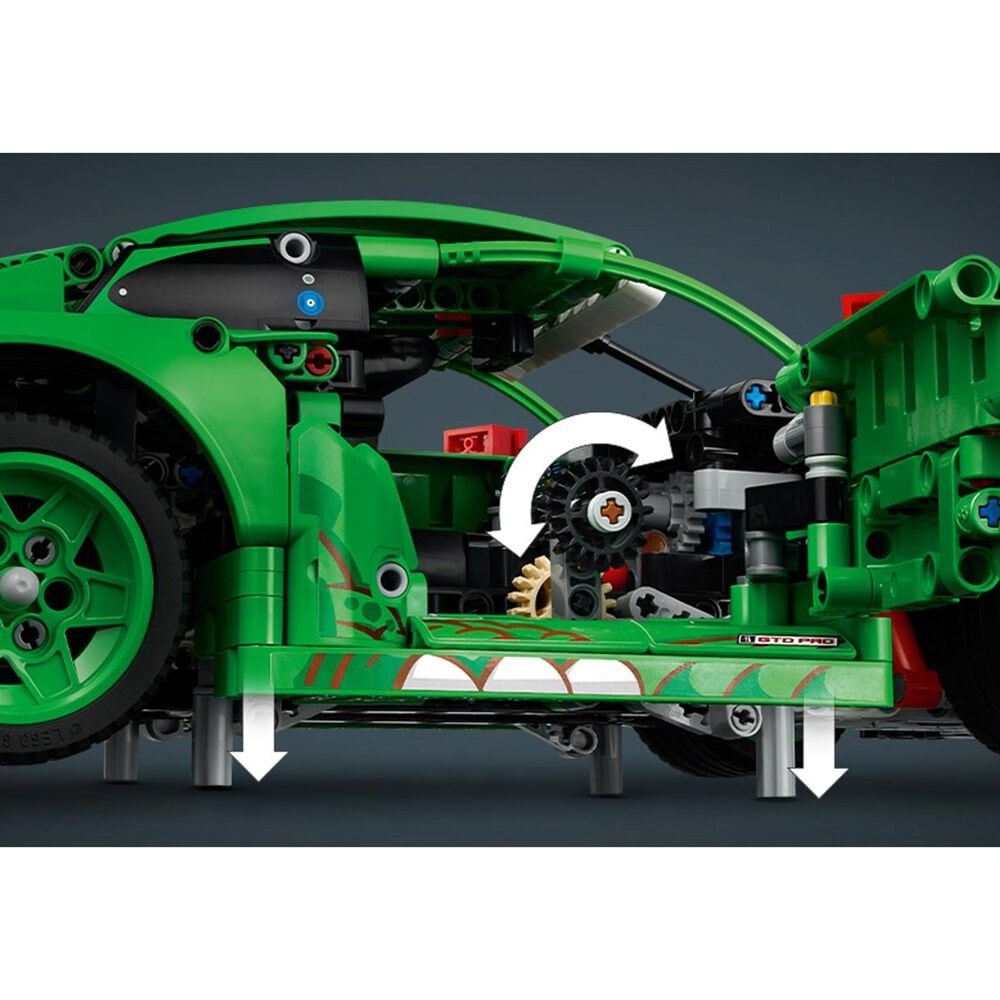 LEGO Technic Porsche 911 GT3 R Rexy AO Racing Car Building Set, , large