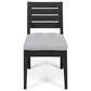 Hearth and Haven 6-Piece Outdoor Dining Set with Light Grey Cushions in Dark Grey, , large