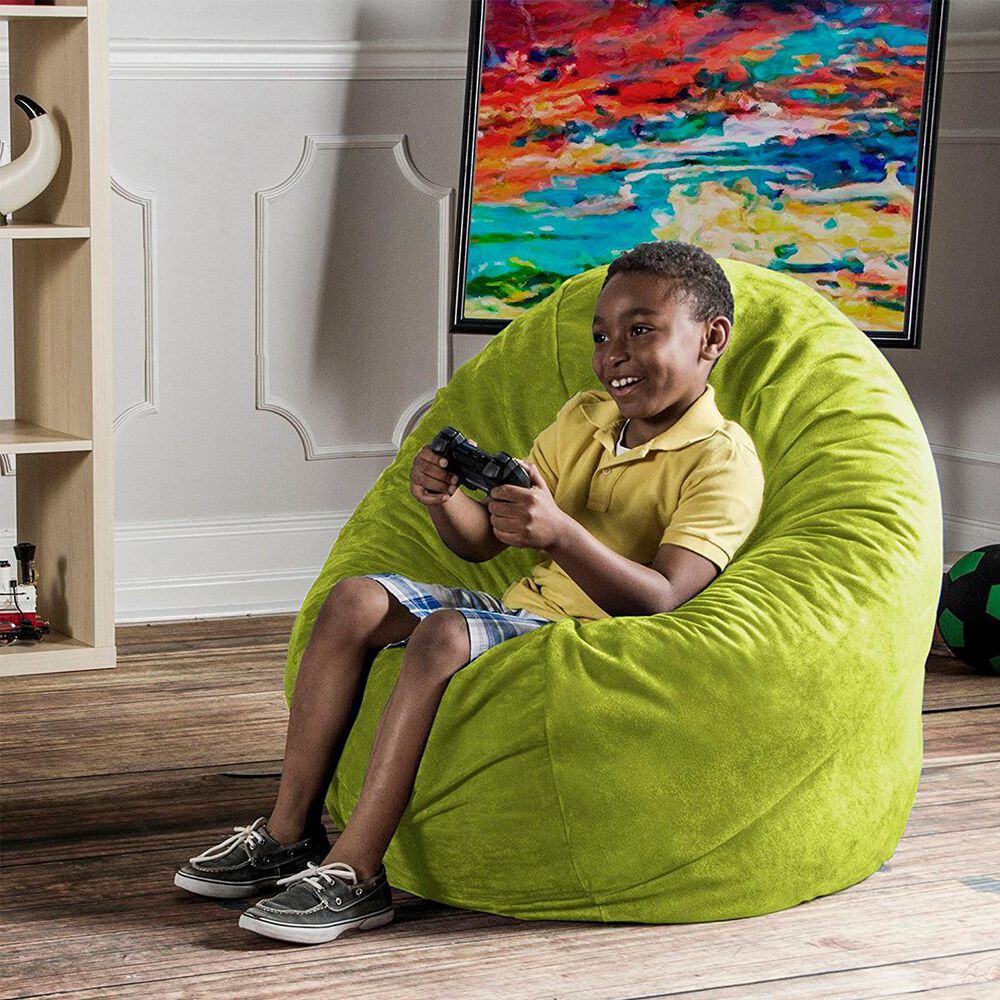 Jaxx 4&#39; Cocoon Kids Bean Bag in Lime, , large