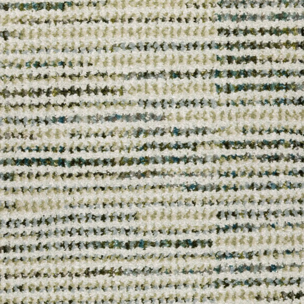 Oriental Weavers Atlas Ivory and Blue 2'3" x 8' Runner, , large