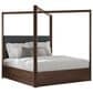 Ashley Dilenno California King Canopy Bed in Dark Brown, , large