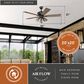 Vaxcel Clybourn 52" LED Ceiling Fan in Bronze, , large