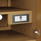 James Martin Hudson 60" Double Bathroom Vanity in Honey Oak with 3 cm Siberian Silestone Top and Rectangular Sinks, , large