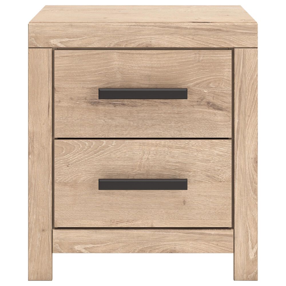 Ashley Sanginlane 2-Drawer Nightstand in Tan, , large